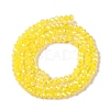 Baking Electroplate Glass Beads Strands DGLA-A039-J4mm-B23-2