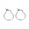 Non-Tarnish 304 Stainless Steel Hoop Earrings STAS-I149-11P-2