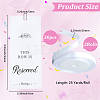 2 Sets Paper Seat Reserved Sign Hanging AJEW-CN0006-22-2