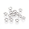 Tarnish Resistant 304 Stainless Steel Saw Cut Open Jump Rings X-STAS-P212-25P-12-1