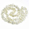 Electroplate Glass Beads Strand EGLA-S188-24-B01-2