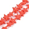 Synthetic Coral Dyed Carved Beads Strands CORA-K009-06B-01-1