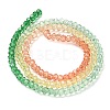 Transparent Painted Glass Beads Strands X1-DGLA-A034-T2mm-A04-5