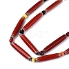 Handmade Millefiori Glass Lampwork Strip Beads Strands LA-N047-01D-3