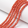 Opaque Solid Color Glass Beads Strands EGLA-A034-P3mm-D03-1