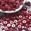 Opaque Colours Luster Glass Seed Beads SEED-E001-P3x6mm-A12-1