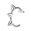 Anti-Tarnish 304 Stainless Steel 20 Gauge Fake Lip Rings Piercing Jewelry WGC994D-04-1