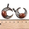 Natural Red Jasper Pendants G-L602-01R-16-3