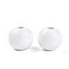 Painted Natural Wood Beads WOOD-A018-16mm-19-4