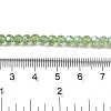 Electroplate Transparent Glass Beads Strands EGLA-A035-T4mm-L09-4