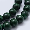 Natural Malachite Beads Strands G-F571-27A2-12mm-3