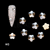 Flat Back Glass Rhinestone Cabochons MRMJ-Q072-39B-2