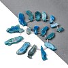 Dyed Natural Agate Nuggets Beads Strands G-E331-08F-01-4