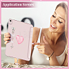 1 Set Heart & Bowknot Zinc Alloy Acrylic Mobile Phone Holders & Pendant Decorations AJEW-ME0002-81B-5