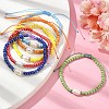 6Pcs 6 Colors Glass Seed Bead Bracelets BJEW-JB09991-5