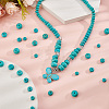   200Pcs 5 Styles Synthetic Turquoise Beads TURQ-PH0001-07-5