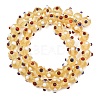 Handmade Bumpy Lampwork Beads Strands LA-CBA05D6-01-07-4