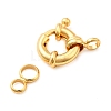 Brass Spring Ring Clasps KK-D407-01G-B-2