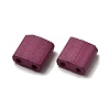2-Hole Baking Paint Glass Seed Beads SEED-S023-17C-43-2