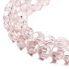 Electroplate Transparent Glass Beads Strands EGLA-A035-T6mm-A20-3