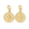 Brass European Dangle Charms KK-H278-01G-03-1
