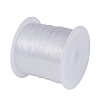 0.6mm White Tone Beading Nylon Wire Fishing Line Wire X-NWIR-R0.6MM-3