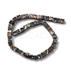 Natural Map Stone Beads Strands G-T139-8x8-45A-3