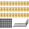 Alloy and Brass Pin Keepers Locking Clasps TOOL-WH0059-082A-G-1