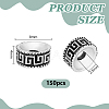 150Pcs Tibetan Style Alloy Beads TIBEB-HY0001-21-2