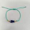 Braided Porcelain Fish Charm Adjustable Bracelets JI6734-7-1