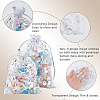 80Pcs 2 Styles Heart Printed Organza Bags OP-BBC0001-04A-6