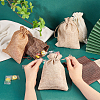 24Pcs 6 Style Burlap Packing Pouches ABAG-PH0001-17-2