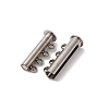 304 Stainless Steel Slide Lock Clasps STAS-A117-07B-P-2