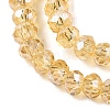 Electroplate Glass Beads Strands EGLA-A044-T1mm-A03-4