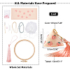 DIY Embroidery Zongzi Sachet Pendant Decoration Kits for Dragon Boat Festival DIY-WH0033-56B-2