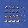 16Pcs 4 Styles 304 Stainless Steel Stud Earring Findings STAS-FS0001-85G-7