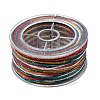 30M Segment Dyed Cotton & Metallic String Threads OCOR-F018-01J-1