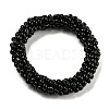 Crochet Glass Beads Braided Stretch Bracelet BJEW-K232-01I-1