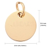 Ion Plating(IP) 304 Stainless Steel Pendants STAS-I311-32C-G-3