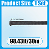 30M Flexible PET Cable Wrap Cord Protector OCOR-CL0001-04B-2