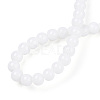 Opaque Solid Color Glass Beads Strands GLAA-T032-P4mm-02-4