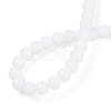 Opaque Solid Color Glass Beads Strands GLAA-T032-P4mm-02-4