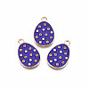 Alloy Enamel Pendants ENAM-S115-152-1