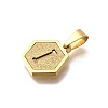 304 Stainless Steel Charms LS-STAS-H227-01G-I-2