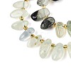 Natural Prehnite Beads Strands G-Z091-A44-3