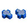 Handmade Polymer Clay Beads CLAY-T020-30A-3