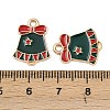 Christmas Alloy Enamel Pendants FIND-I067-02KCG-04A-3