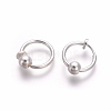 Electroplate Brass Retractable Clip-on Earrings EJEW-L221-02A-1