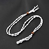 Braided Wax Rope Cord Macrame Pouch Necklace Making NJEW-J007-02-1