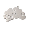 Non-Tarnish 201 Stainless Steel Pendants LS-STAS-B049-22P-1